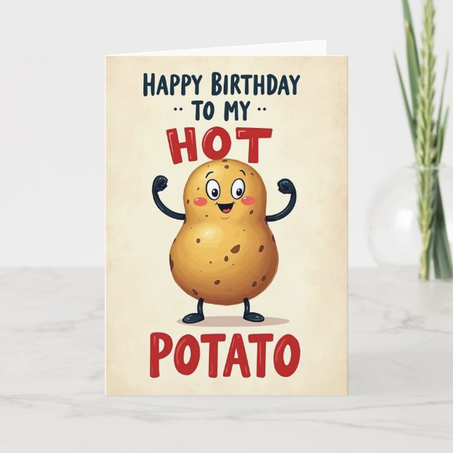 Playful Root Birthday Card (Front)