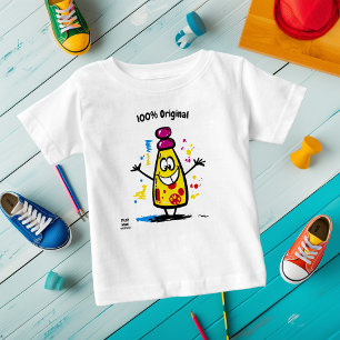 Playful Salt Shaker Cartoon – Fun and Customisable Baby T-Shirt