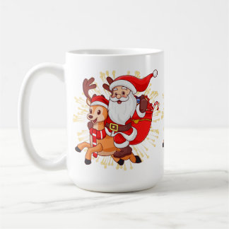 **"Playful Santa Claus Design – Fun and Festive Ch Coffee Mug