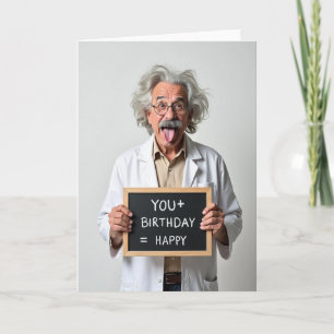 Playful Scientist Birthday Card