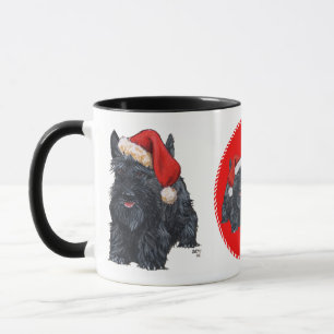 Playful Scottie Christmas Mug