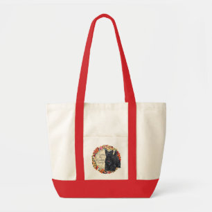Playful Scottish Terrier Tote Bag