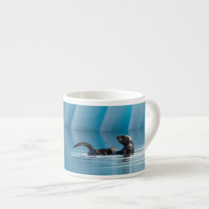 Playful Sea Otter Espresso Cup