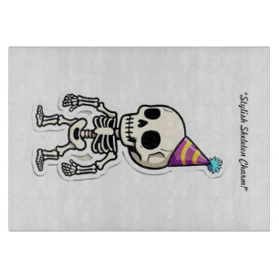 "Playful Skull Sticker" Cutting Board