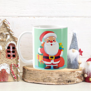 Playful Snata Claus Coffee Mug
