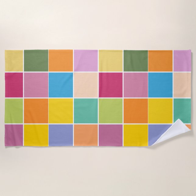 Playful Springtime   Beach Towel (Front)