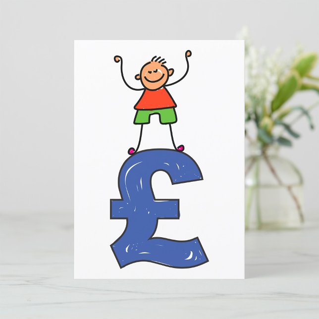 Playful Stick Figure Standing on Pound Invitation (Creator Uploaded)