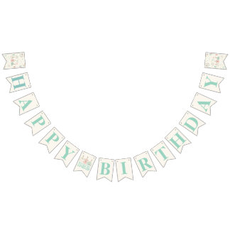 Playful Sweet and Three Kids Birthday Bunting