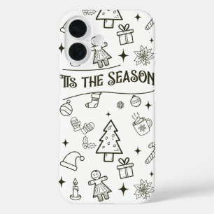 Playful 'Tis the Season iPhone 16 Case