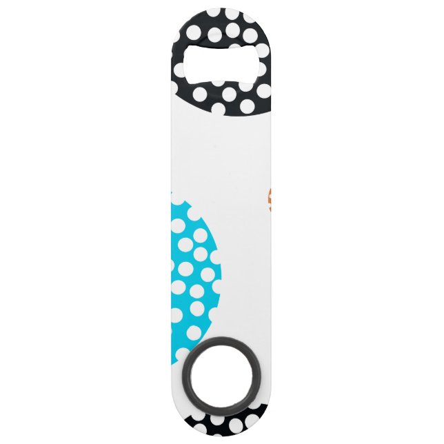 Playful, trendy, cool, fun, modern dotted circles (Front)