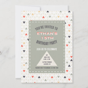 Playful Triangles Invitation