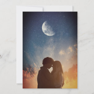 Playful Typography Wedding Photo Save the Date Invitation