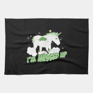 Playful Unicorn Tea Towel