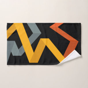PLayful, vibrant, modern, urban graphic ways Hand Towel