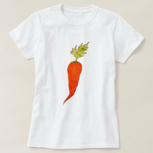 Playful Watercolor Carrot T-Shirt
