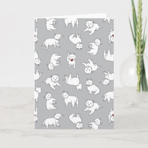 Playful Westies Greeting Card