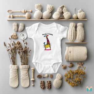 Playful Yoga Cat Illustration Baby Bodysuit