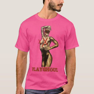 Playghoul Horror Parody Design T-Shirt