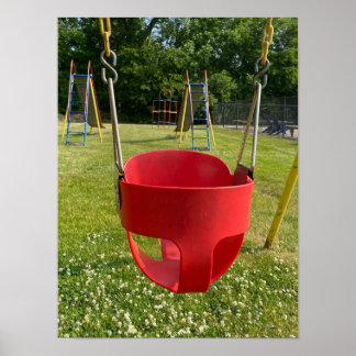 Playground Baby Swing Poster