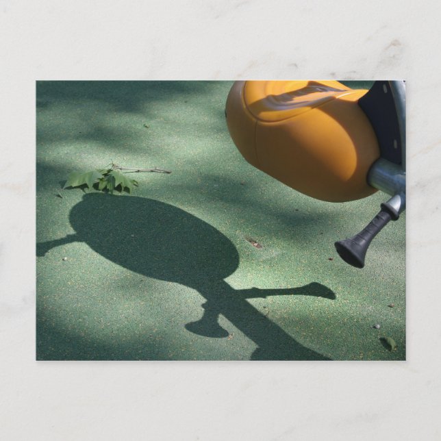 Playground for Children 15 Shadow Teeter-totter pc Postcard (Front)