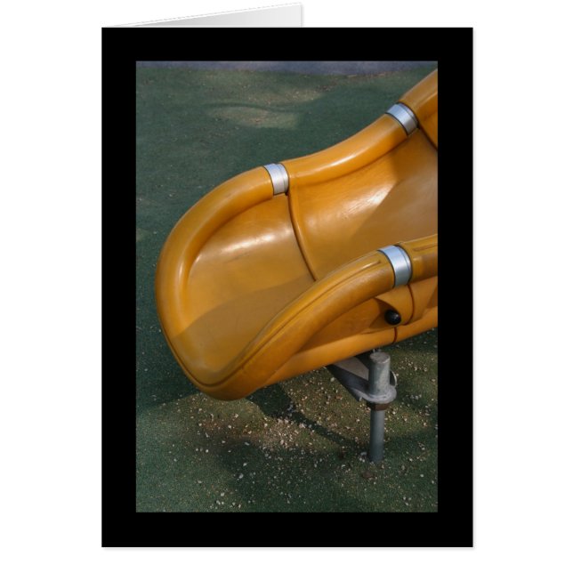 Playground for Children 32 Yellow Slide Card (Front)