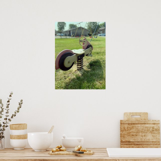 Playground Kiddie Bike Poster (Kitchen)
