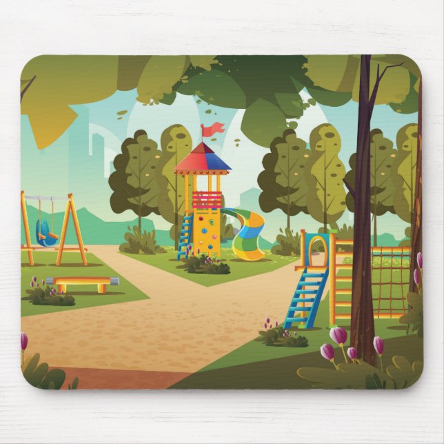 Playground Sketch Mouse Pad (Front)