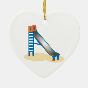 Playground Slide Ceramic Tree Decoration