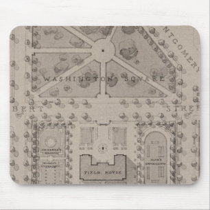 Playground, Washington Square, San Francisco Mouse Pad