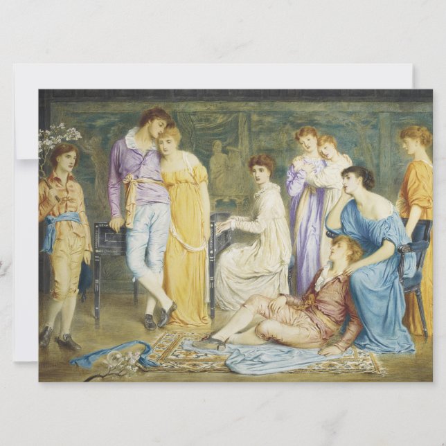 Playing a Prelude by Bach Card (Front)