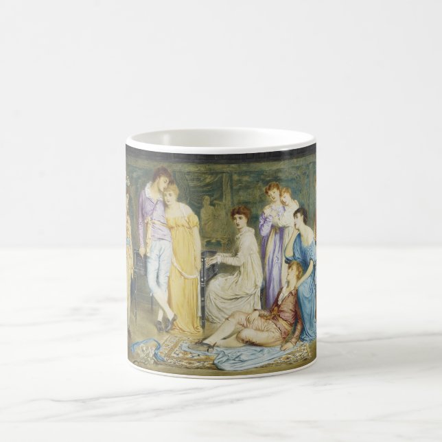 Playing a Prelude by Bach Coffee Mug (Center)