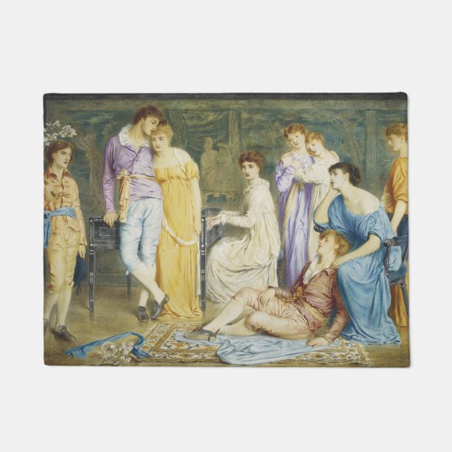 Playing a Prelude by Bach Doormat (Front)