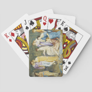 Playing a Prelude by Bach Playing Cards