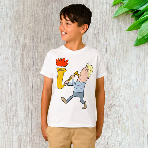 Playing A Saxaphone Musician T-Shirt