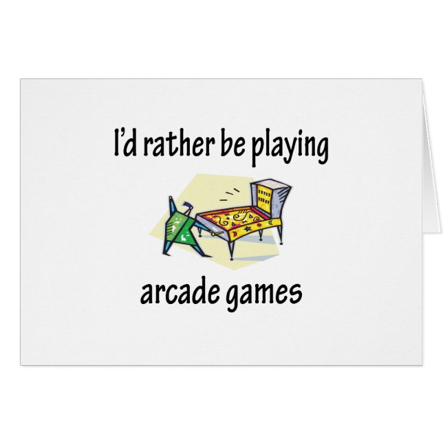 Playing Arcade Games (Front Horizontal)