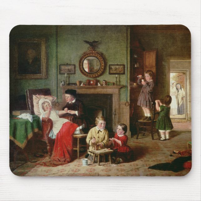 Playing at Doctors Mouse Pad (Front)