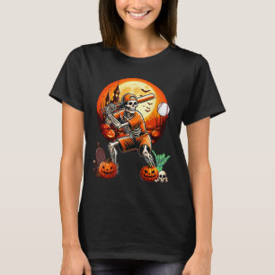 Playing Baseball Halloween Player Trainer Fan Love T-Shirt