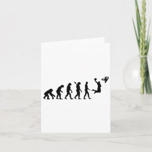 Playing Basketball Card