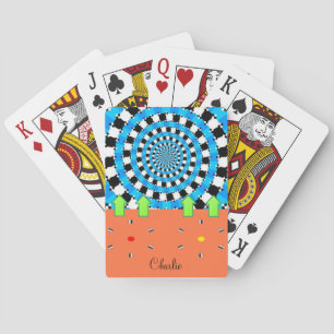 Playing Card Deck Abstract Circular Arrows