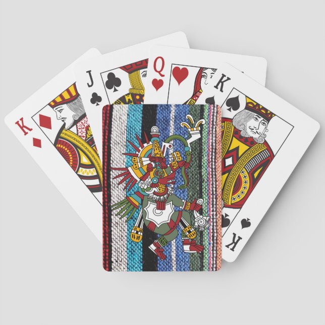 Playing Card Deck Aztec (Back)