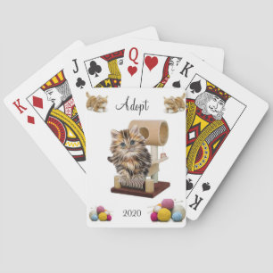 Playing Card Deck Kitten Condo Yarn Adopt