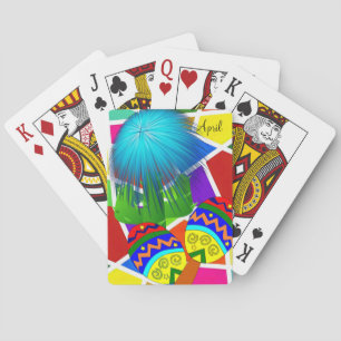 Playing Card Deck Mexican Cactus