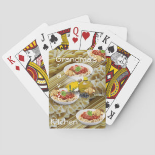Playing Card Deck Pasta Olive OilGrandma's Kitchen