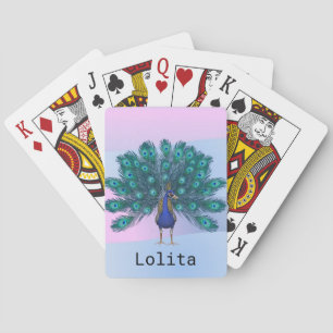Playing Card Deck Peacock