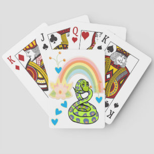 Playing Card Deck Snake Rainbow