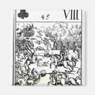 Playing card depicting the Glorious Victory Magnet