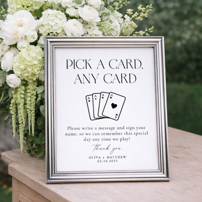Playing Card Guest Book Wedding (Creator Uploaded)
