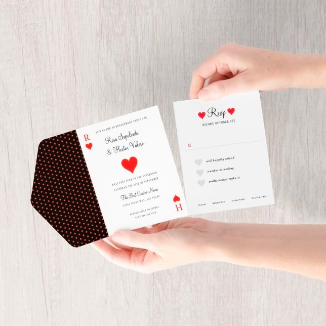 Playing Card Hearts Las Vegas Wedding All in One (Creator Uploaded)