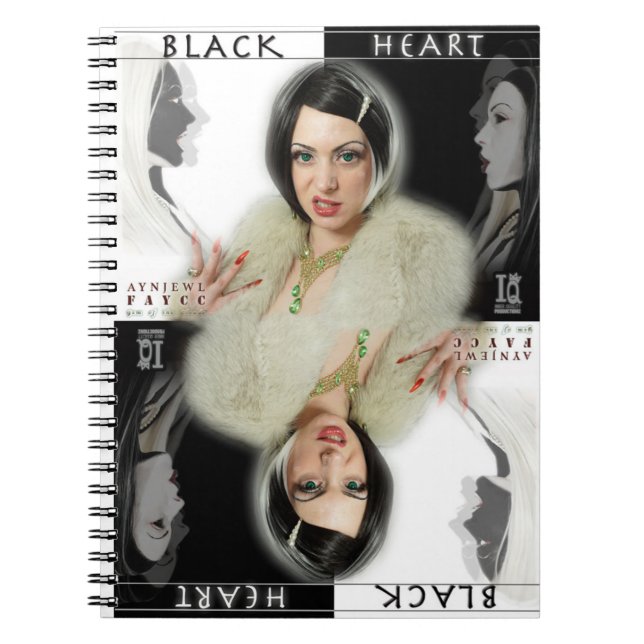Playing Card Queen Notebook (Front)