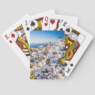 Playing card Santorini